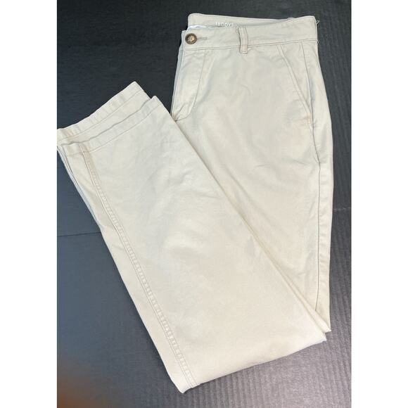 Mugsy Teddys Chino Pants Mens 36x32 Khaki Stretch K6PNLK Slim - minor stain - Picture 6 of 8